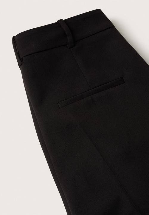 MANGO - Trousers boreal - black