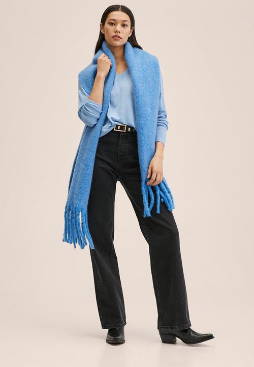 MANGO - Sweater lombia - light pastel blue