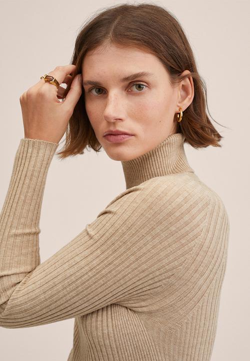 MANGO - Dress goleta - light pastel brown
