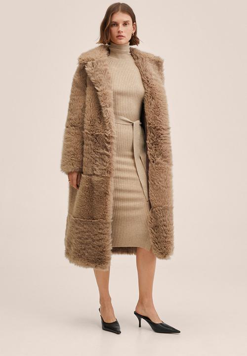 MANGO - Dress goleta - light pastel brown