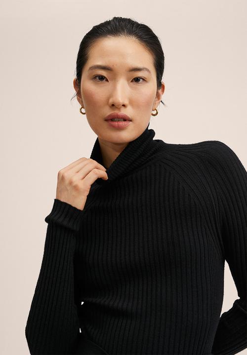 MANGO - Dress goleta - black