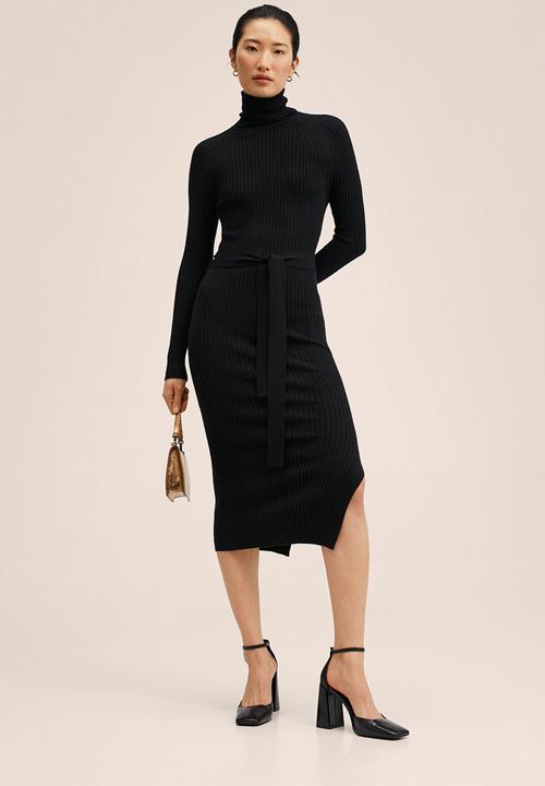 MANGO - Dress goleta - black