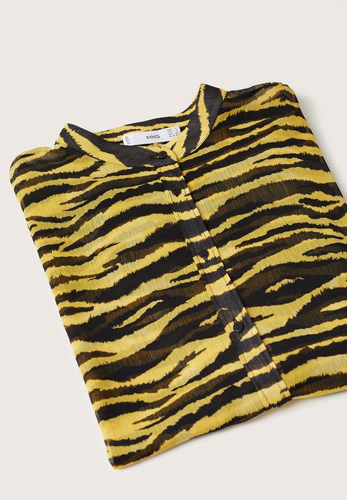 MANGO - Plus blouse . timmy - yellow & black 