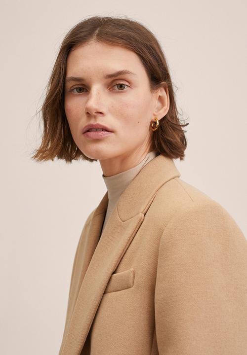 MANGO - Coat dali - light beige