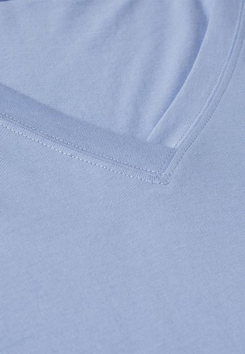 MANGO - T-shirt chalapi - light blue