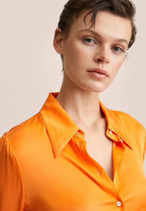 MANGO - Shirt priscila - orange
