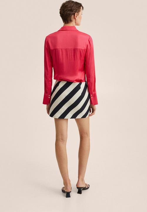 MANGO - Shirt priscila - bright pink