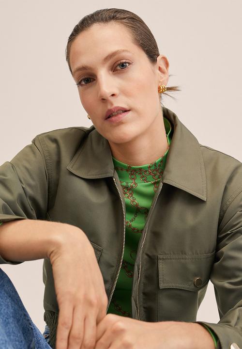 MANGO - Jacket harbour - khaki