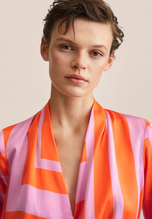 MANGO - Blouse cris - orange