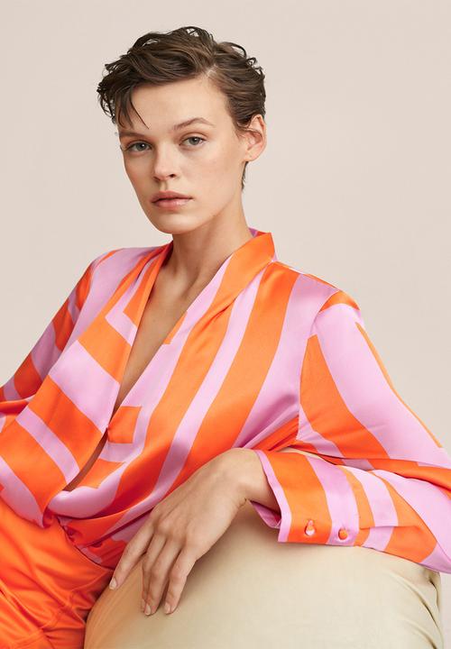 MANGO - Blouse cris - orange