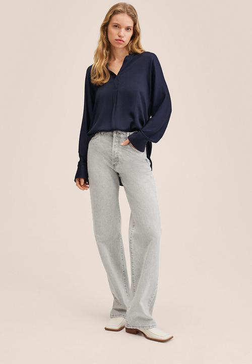 MANGO - Blouse vivian - navy