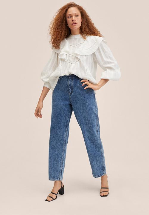 MANGO - Blouse momo - white