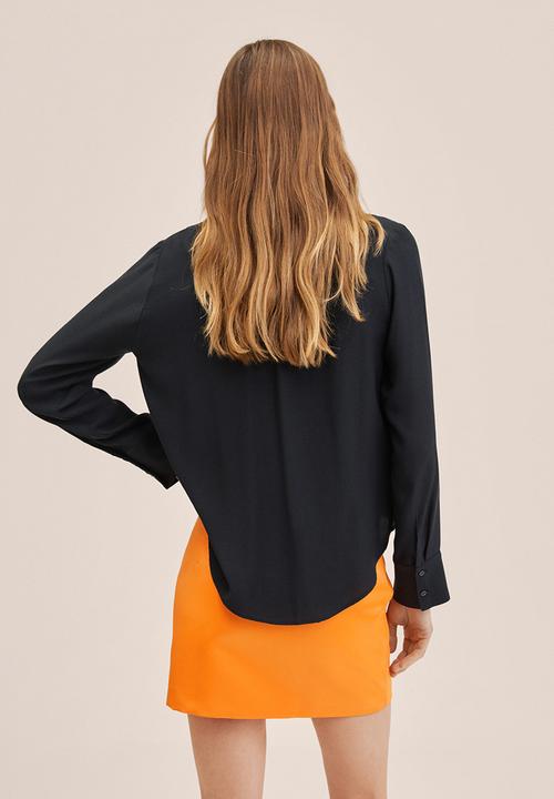 MANGO - Blouse cris - black