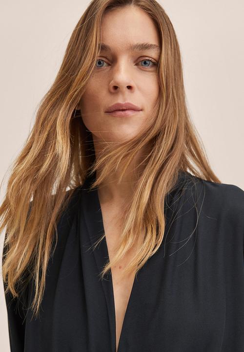 MANGO - Blouse cris - black
