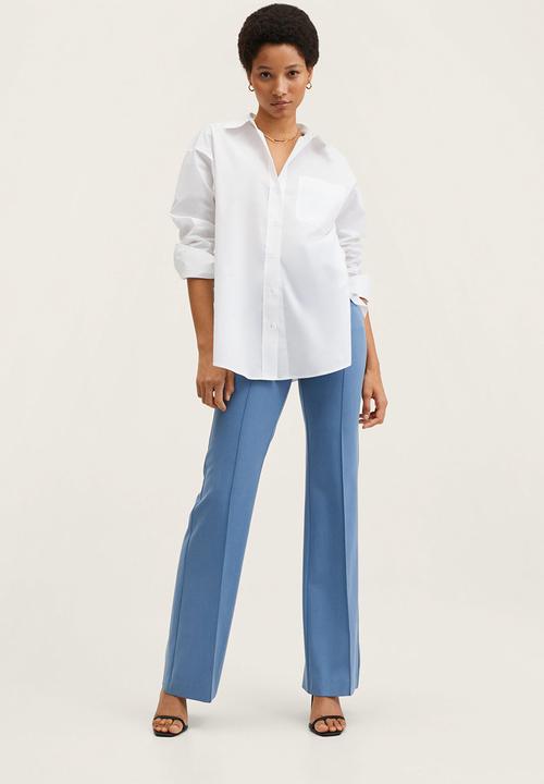 MANGO - Shirt regu - white