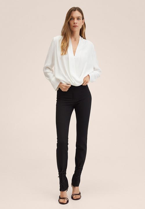 MANGO - Blouse cris - white