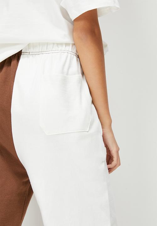 Blake -   Co Ord Colourblock jogger - chocolate