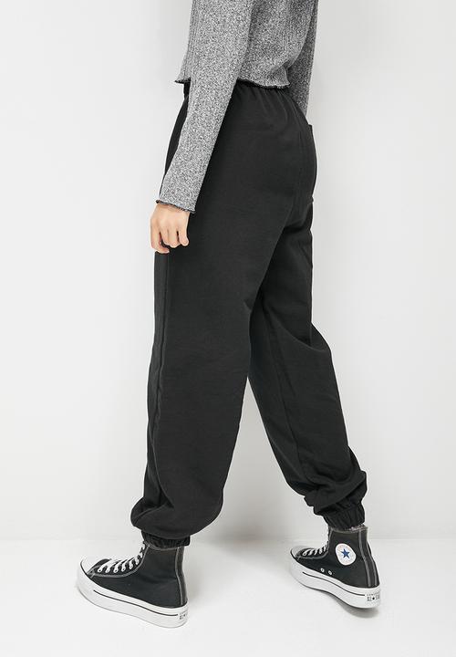 Blake - Co ord tom and jerry print jogger - black