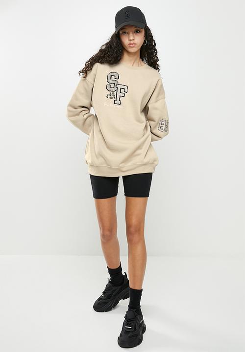 Factorie - Os graphic crew - brown mushroom/san fran