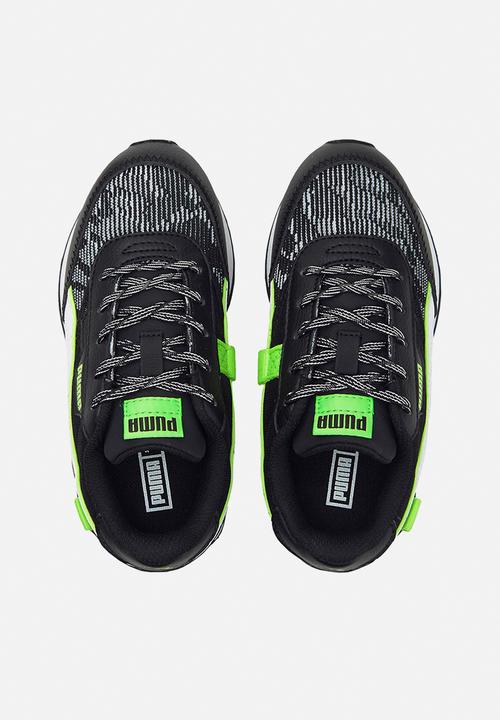 PUMA - Future rider visual effects ps - puma black-green glare