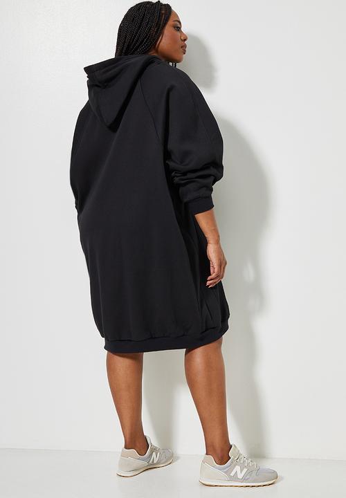 Superbalist - Raglan sweat dress - black