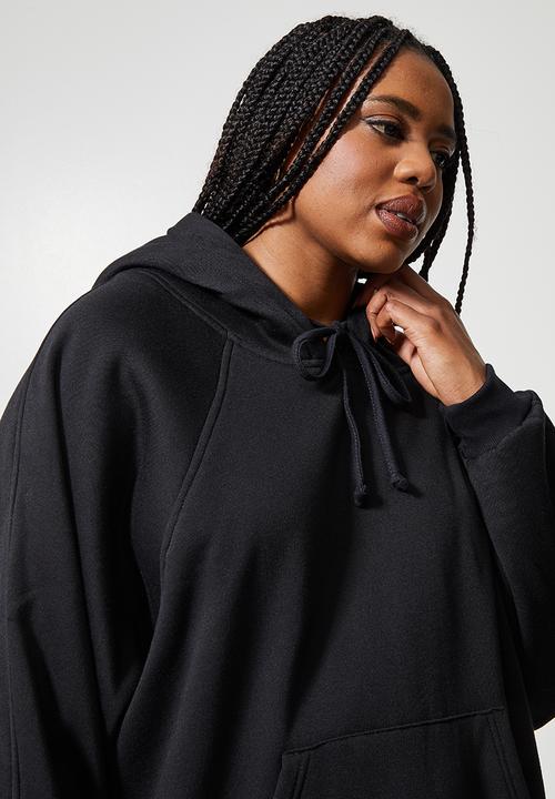 Superbalist - Raglan sweat dress - black