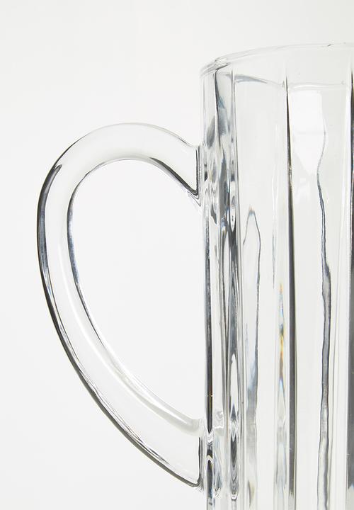 Jenna Clifford - Hand pressed jug - clear