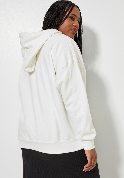Superbalist - Graphic hoodie - ecru