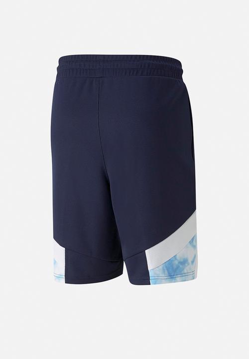 PUMA - Man City FC Iconic MCS Mesh Football Shorts - Navy/white