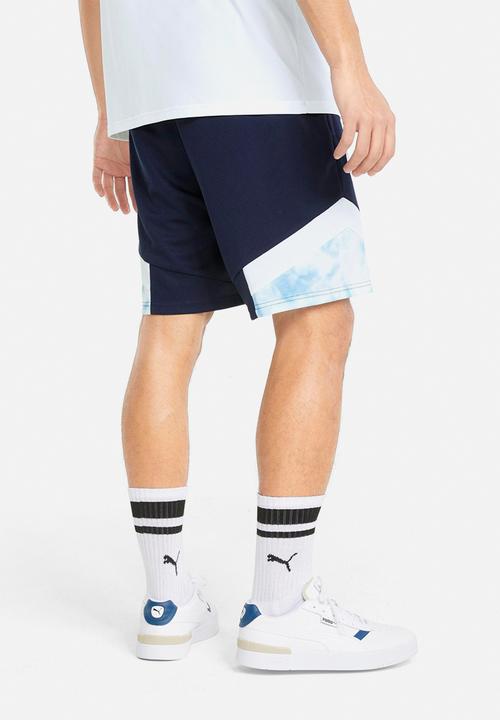 PUMA - Man City FC Iconic MCS Mesh Football Shorts - Navy/white