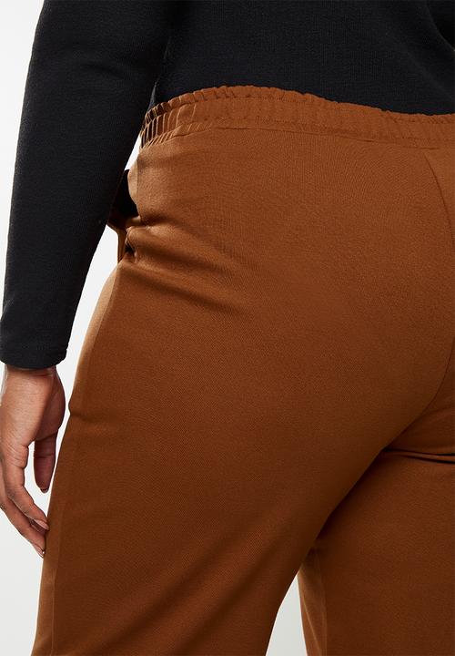 Me&B - Plus straight leg trousers - tan