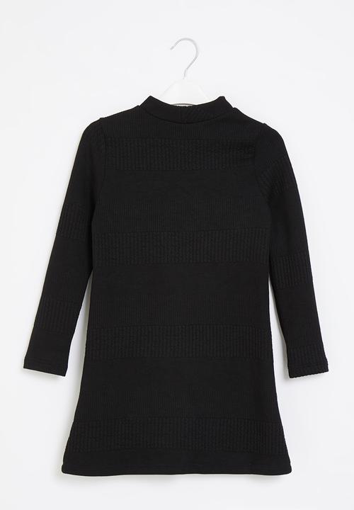 Superbalist - Rib bodycon dress - black