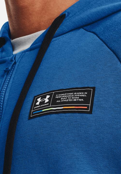 Under Armour - UA Rival Fleece Chroma Full-Zip Hoodie - Victory Blue