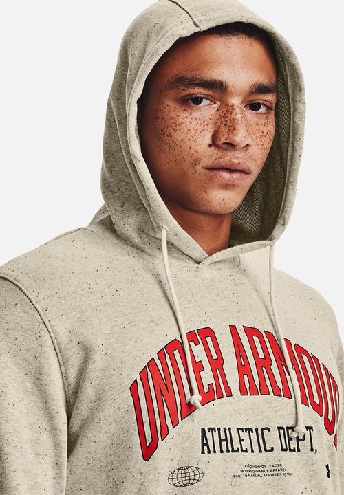 Under Armour - UA Rival Terry Athletic Dept. Hoodie - Stone