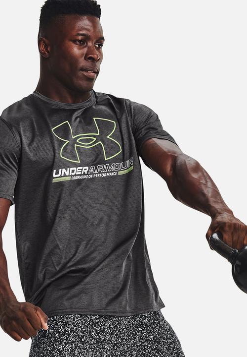 Under Armour - UA Training Vent Graphic Short Sleeve Tee - Jet Grey