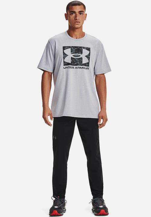 Under Armour - UA ABC Camo Boxed Logo Short Sleeve Tee -  Grey