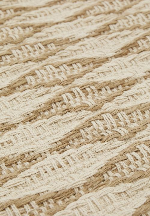 Sixth Floor - Marcie jute runner - natural & white