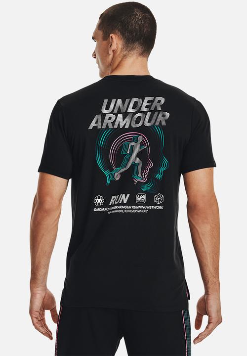 Under Armour - UA Run Anywhere Short Sleeve Tee - Black