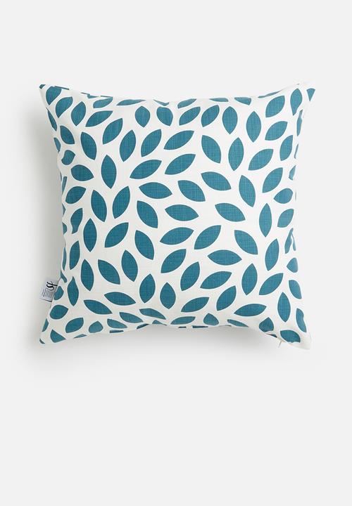 Sixth Floor - Dia cushion cover - turquoise