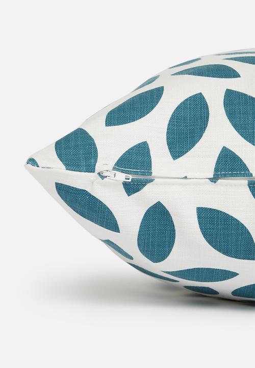 Sixth Floor - Dia cushion cover - turquoise