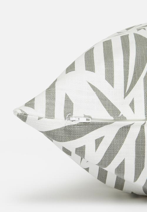 Sixth Floor - Bamboo knights cushion cover - grey