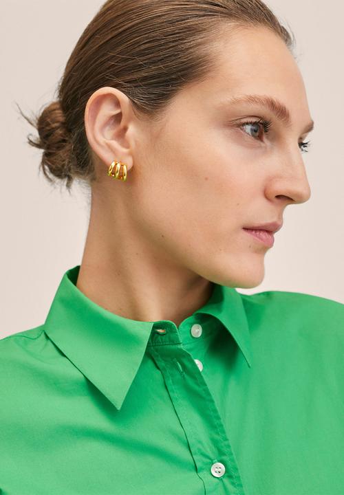 MANGO - Shirt juanes - light pastel green