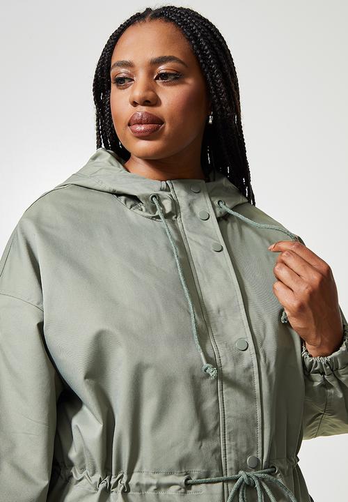 Superbalist - Water resistant parka - sage