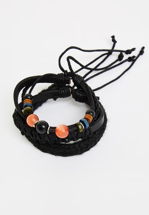 Superbalist - Bo armbands - black