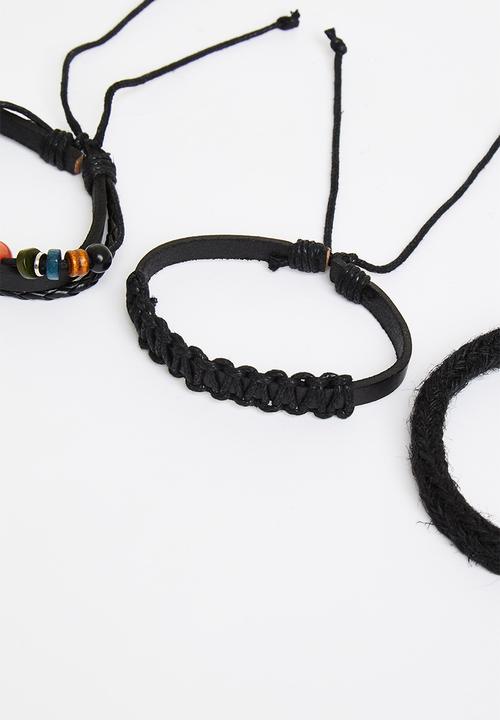 Superbalist - Bo armbands - black