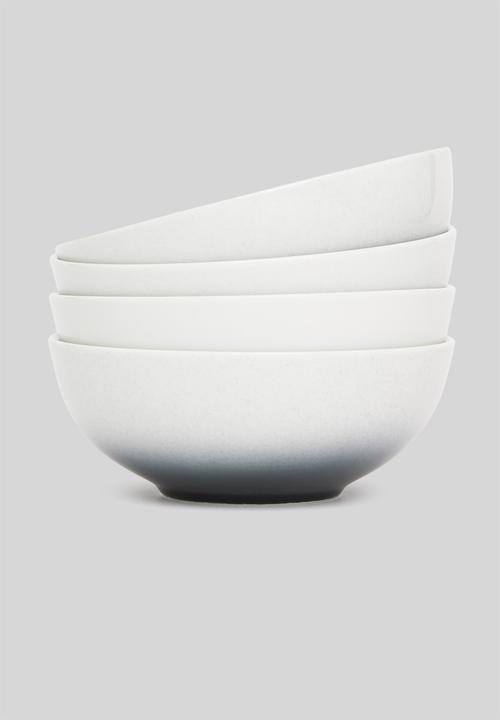 Galateo - Ombre 12 pce dinner set - white & black