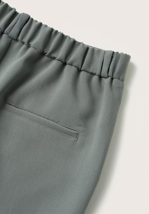 MANGO - Trousers gorito - petrol blue