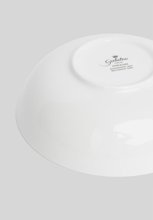 Galateo - Super white coupe 12 pce dinner set - white 