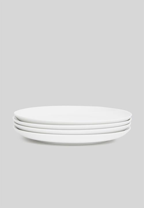 Galateo - Super white coupe 12 pce dinner set - white 