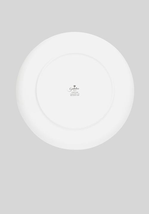 Galateo - Super white coupe 12 pce dinner set - white 